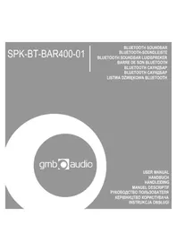 Notice GMB Audio SPK-BT-BAR400-01 Haut-parleur