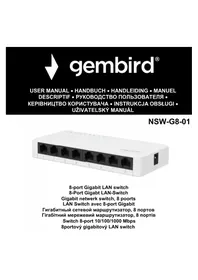 Notice Gembird NSW-G8-01 Wifi répéteur
