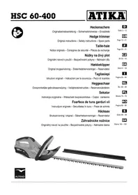 Notice ATIKA HSC 40-600 Taille-haies