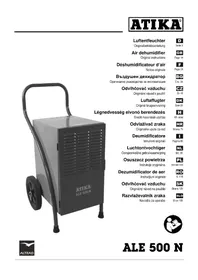 Notice ATIKA ALE 500 N Déshumidificateur
