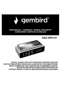 Notice Gembird DAC-WPC-01-S Radio-réveil