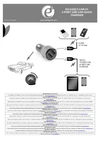 Notice EnerGenie EG-U2QC3-CAR-01 Non catégorisé
