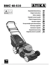 Notice ATIKA RMC 40-510 Tondeuse à gazon
