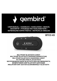 Notice Gembird BTCC-03 Kit d'encastrement