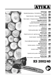 Notice ATIKA KS 2002/40 Scie