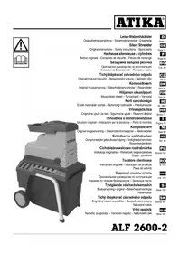 Notice ATIKA ALF 2600-2 Hacheuse mécanique