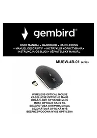 Notice Gembird MUSW-4B-01 Souris