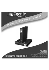 Notice EnerGenie EG-UPSRACK-12 Alimentation d'énergie non interruptible