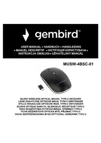 Notice Gembird MUSW-4BSC-01 Souris