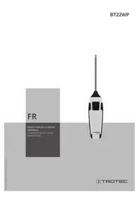 Notice TROTEC BT22WP Station Météo