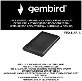 Notice Gembird EE2-U3S-6 Autres accessoires informatique