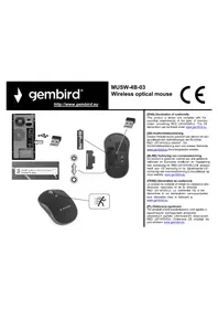 Notice Gembird MUSW-4B-03 Souris