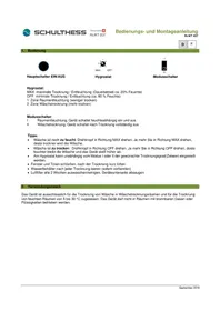 Notice Schulthess VENTUS 207 Seche linge