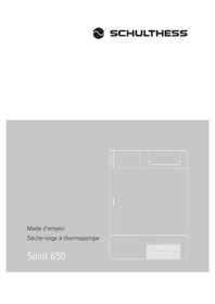 Notice Schulthess SPIRIT 650 Seche linge