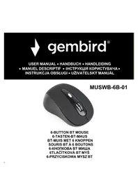 Notice Gembird MUSWB-6B-01 Souris