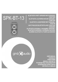 Notice GMB Audio SPK-BT-13 Haut-parleur