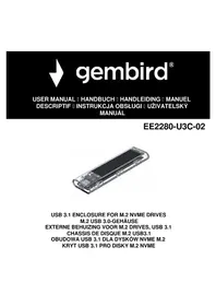 Notice Gembird EE2280-U3C-02 Non catégorisé