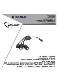 Notice Gembird UHB-OTG-02 USB hub