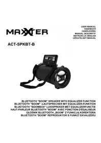 Notice Maxxter ACT-SPKBT-B Station d'acceuil