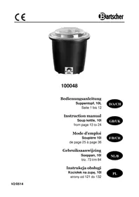 Notice BARTSCHER 100048 Appareil à soupe