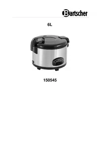 Notice BARTSCHER 150534 Cuiseur à riz