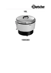 Notice BARTSCHER 1505393 Cuiseur à riz