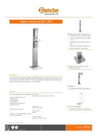 Notice BARTSCHER DH1 1460 Distributeur de savon