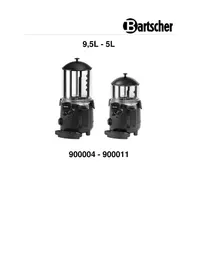 Notice BARTSCHER 900004 Distributeur d'eau