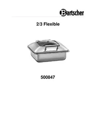 Notice BARTSCHER 500847 Chauffe-Plats