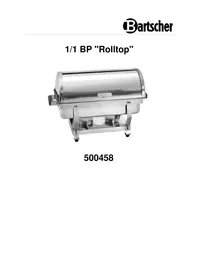 Notice BARTSCHER 500458 Chauffe-Plats