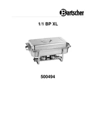 Notice BARTSCHER 500494 Chauffe-Plats