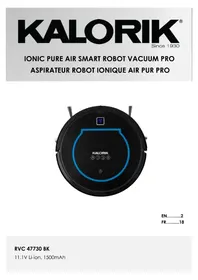 Notice KALORIK RVC 47730 Aspirateur robot