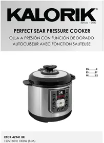 Notice KALORIK EPCK 42941 BK Casserole