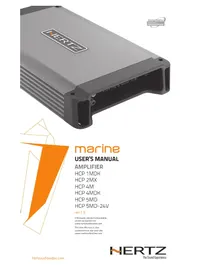 Notice Hertz HCP 2MX Recepteur