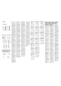 Notice SONY XS-W124ES Caisson de basses