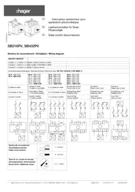 Notice HAGER SB432PV Commutateur