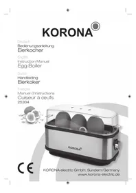 Notice KORONA 25304 Cuiseur à oeufs