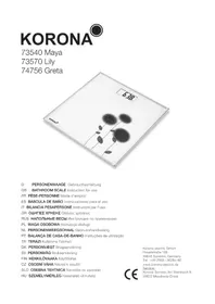 Notice KORONA MAYA 73540 Cuisinière