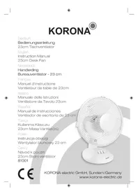 Notice KORONA 81001 Ventilateur