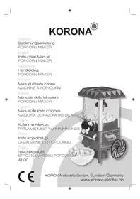 Notice KORONA 41100 Machine à popcorn