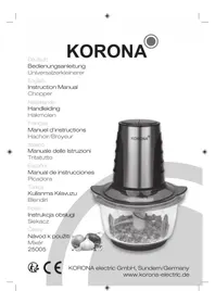 Notice KORONA 25005 Hacheuse mécanique