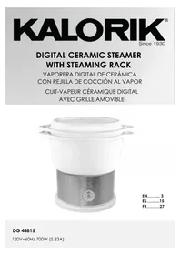 Notice KALORIK DG 44815 Nettoyeur à vapeur