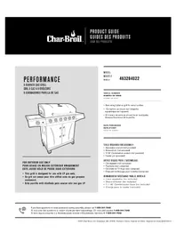 Notice Char-Broil PERFORMANCE 463284022 Plaque de grill