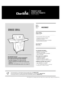 Notice Char-Broil CRUISE 463258622 Plaque de grill