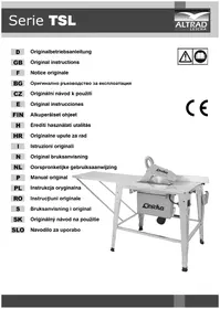 Notice Lescha TSL 315 TP Scie