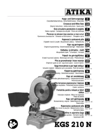Notice ATIKA KGS 210 N Scie