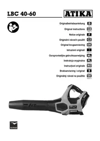 Notice ATIKA LBC 40-60 Souffleur
