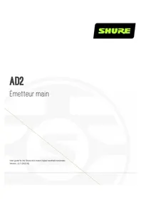 Notice SHURE AD2 Microphone