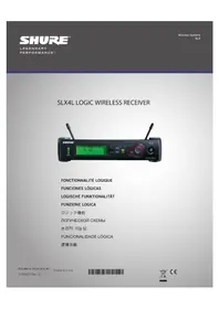 Notice SHURE SLX4L Recepteur