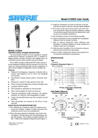 Notice SHURE 515 Microphone